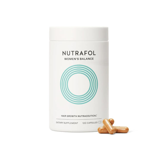 Nutrafol Women's Balance Hair Growth Supplements - Clinically Proven for Thicker Hair & Scalp Coverage, Ages 45+, Dermatologist Recommended, 1 Month Supply