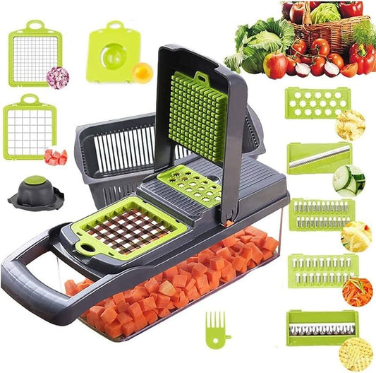 SHAHZ 16-in-1 Vegetable Chopper: Multi-Functional Veggie Slicer & Cutter - SHAHZ Store